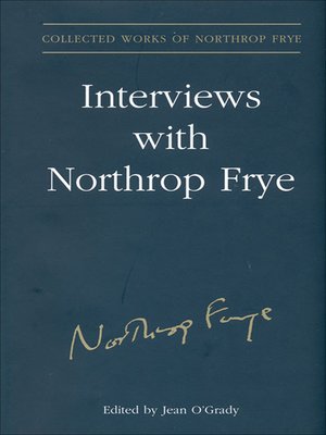 cover image of Interviews With Northrop Frye